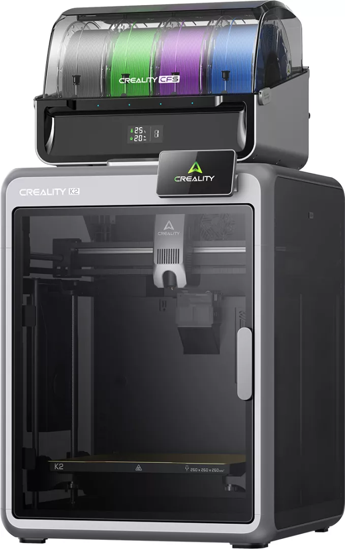 CREALITY K2 COMBO FDM 3D PRINTER include un sistem CFS