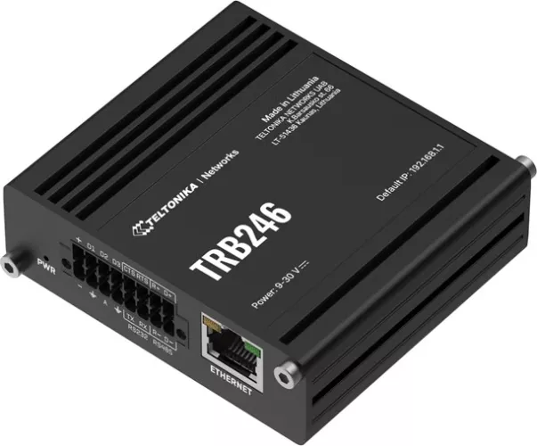 Lte Router Rj 45 Router industrial Teltonika TRB246 4G LTE 1x RJ45 100Mb/s negru ...