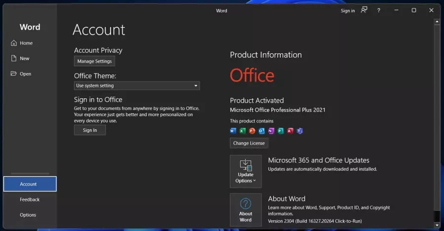 Licenta Office Pro Plus 2021 Retail - Activare online