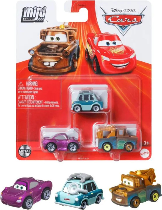 Disney cars 3点セット Set 3 masinute metal mini diecast Disney Cars 3 Bucsa Profesor Z