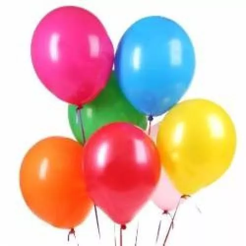 Baloane Colorate Latex Forma Rotunda 17 Cm Set 100 Bucati Mini1304