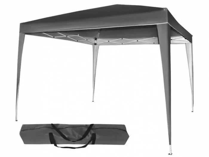 Cort Pavilion Mobil Pentru Curte Gradina Sau Evenimente Dimensiuni 3x3 Culoare Gri Pav001g