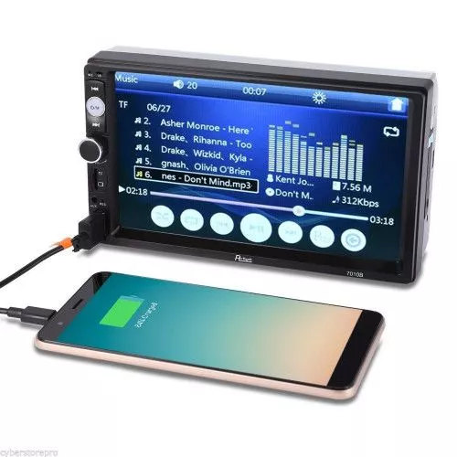 DVD Auto Bluetooth Radio MP3 MP4 Divix AVI USB SD Card AUX 4 x 45
