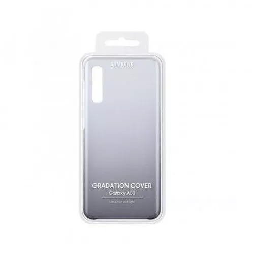 Husa Protectie Spate Originala Gradation Cover Pentru Samsung Galaxy A50 Gri Cu Reflexii Bbl790 Bbl790