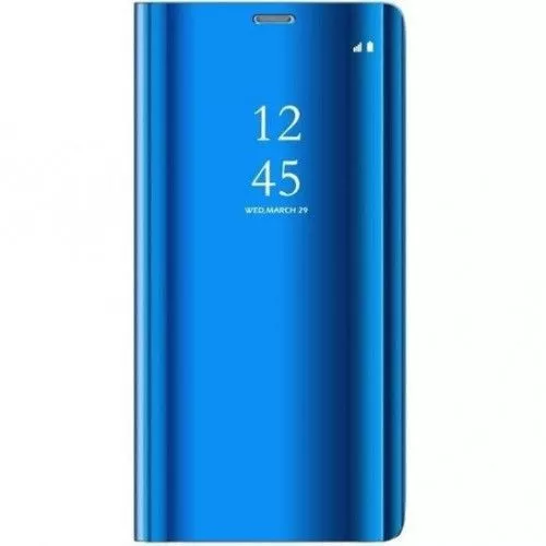 Ultimate vocal Perfect Husa Samsung Galaxy A70 Clear View Blue la DOMO