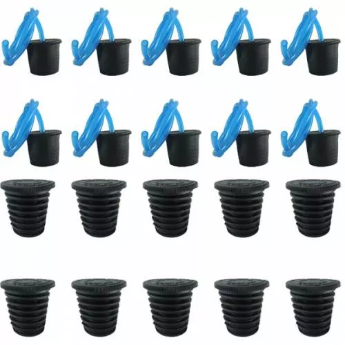 Pachet 10 X Dop Cu Furtun Pentru Damigeana Din Cauciuc 25l 50l 10 X Dop Pentru Damigeana Din Cauciuc 25l 50l Pac0102