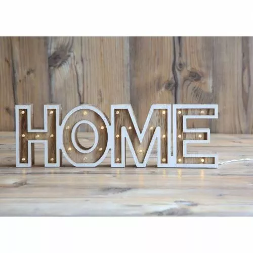 Panou Luminos Decorativ Home 28 Led Uri 11 Cm Intrerupator Lemn 29975