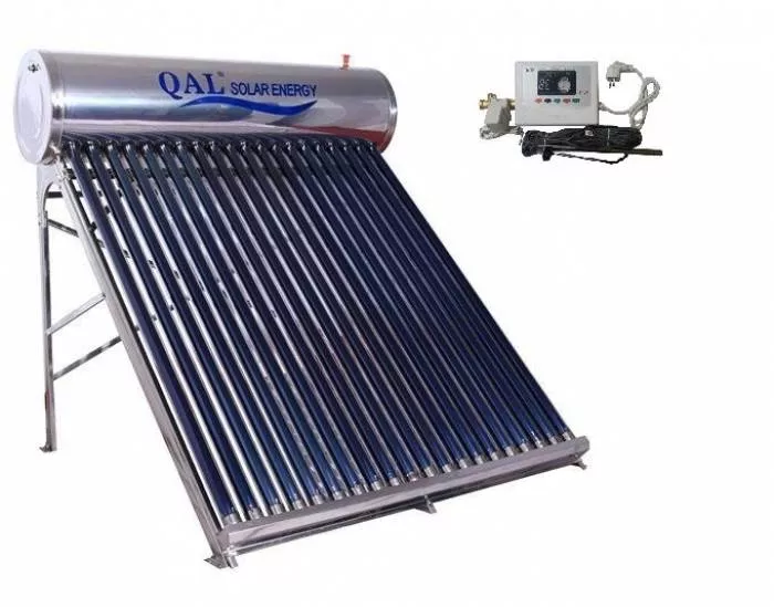 Panou Solar Nepresurizat Inox100 L 12 Tuburi Vidate 581800 Mm Cu Controler Electronic Inclus 07352