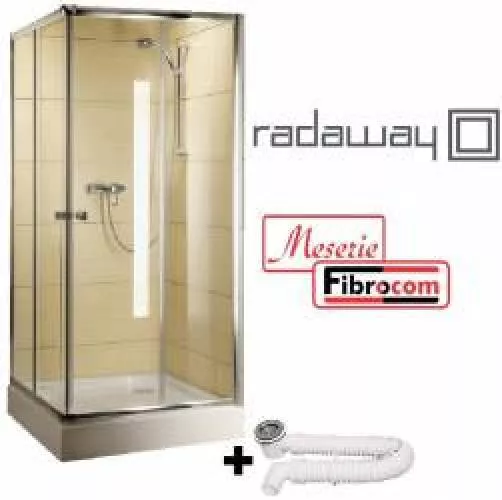 Set Cabina Patrata Radaway 80x80 Gata De Montaj Cabina Radaway Classic C Cadita Fibrocom Mercur Picioare Sustinere 30060 01 01