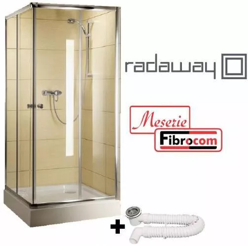 Set Cabina Patrata Radaway 90x90 Gata De Montaj Cabina Radaway Classic C Cadita Fibrocom Mercur Picioare Sustinere 30050 01 01