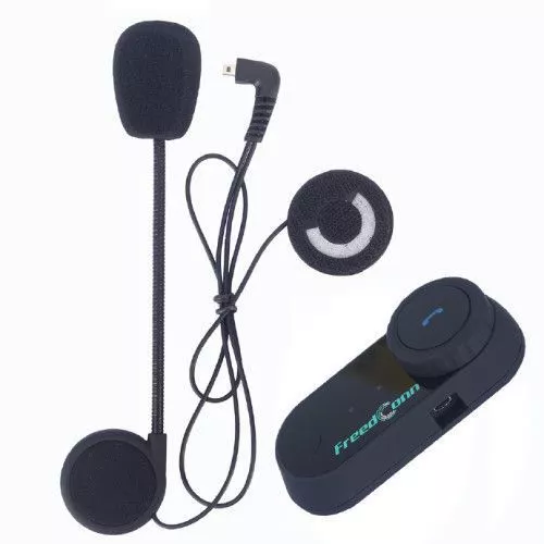 Sistem de comunicare moto Intercom FreedConn Tcom-VB Bluetooth FM Radio ...