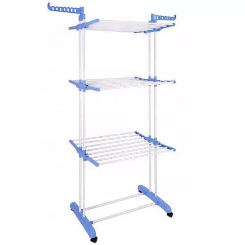Uscator Vertical Pentru Rufe Haine Mobil Si Pliabil Cu Suport Umerase Inaltime 175 Cm Tkg 1313
